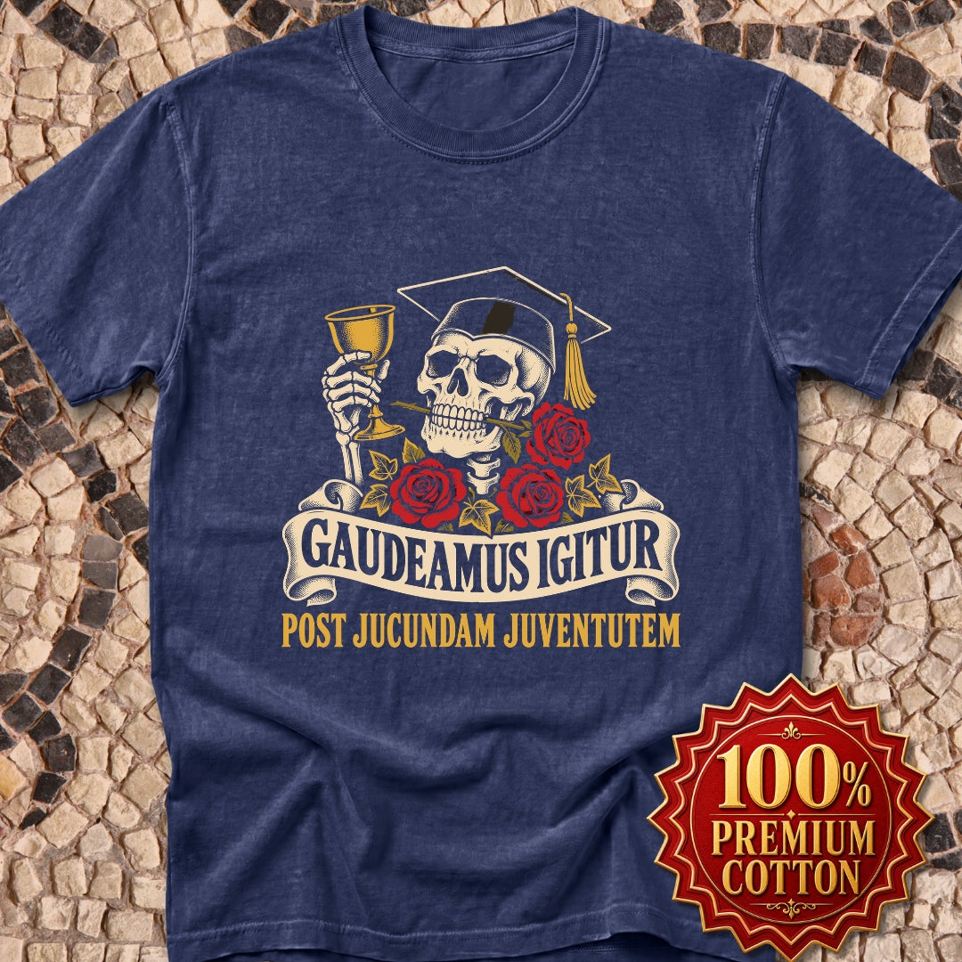 Gaudeamus Igitur Skull Premium Tee