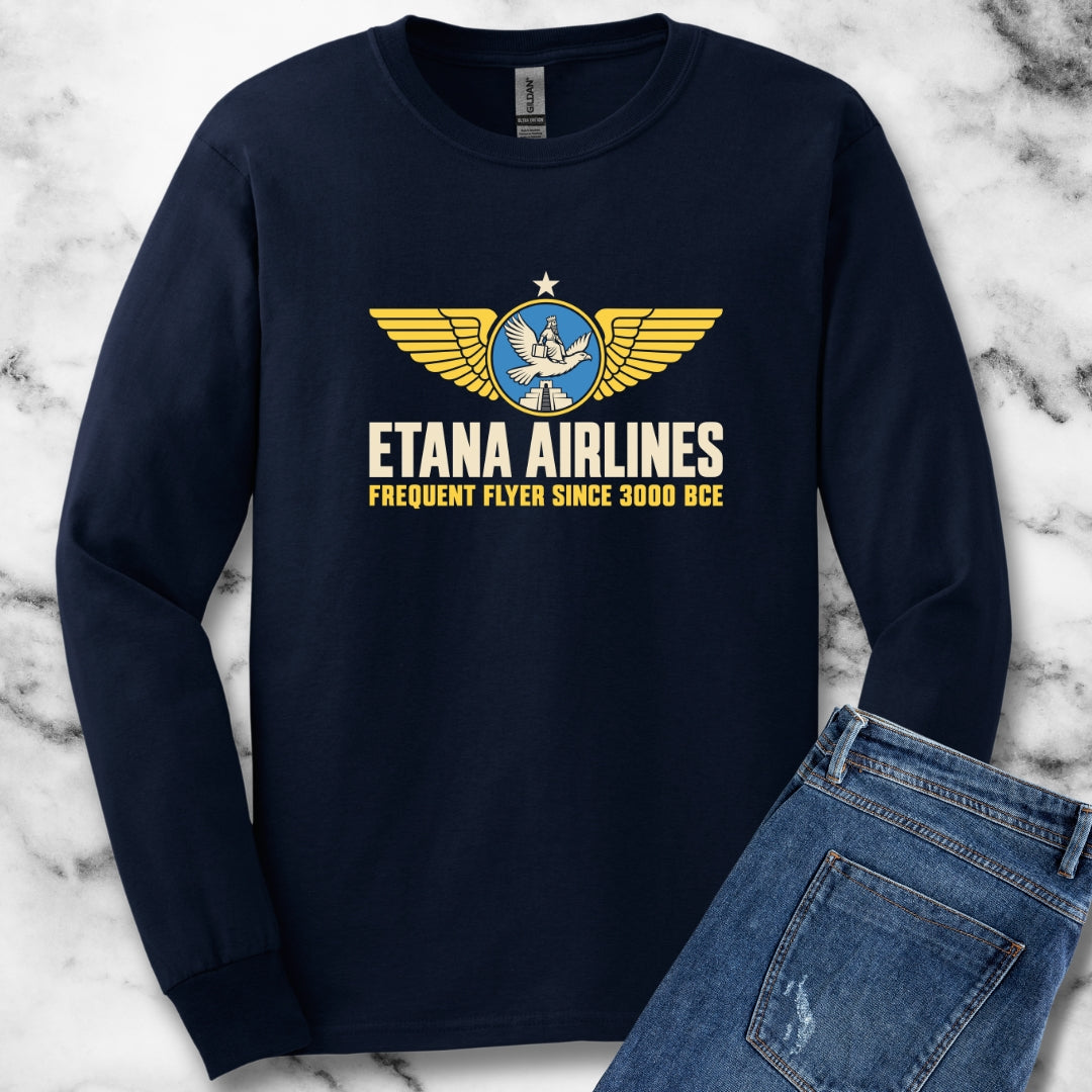 Etana Airlines The Original Red-Eye Unisex Long Sleeve Tee