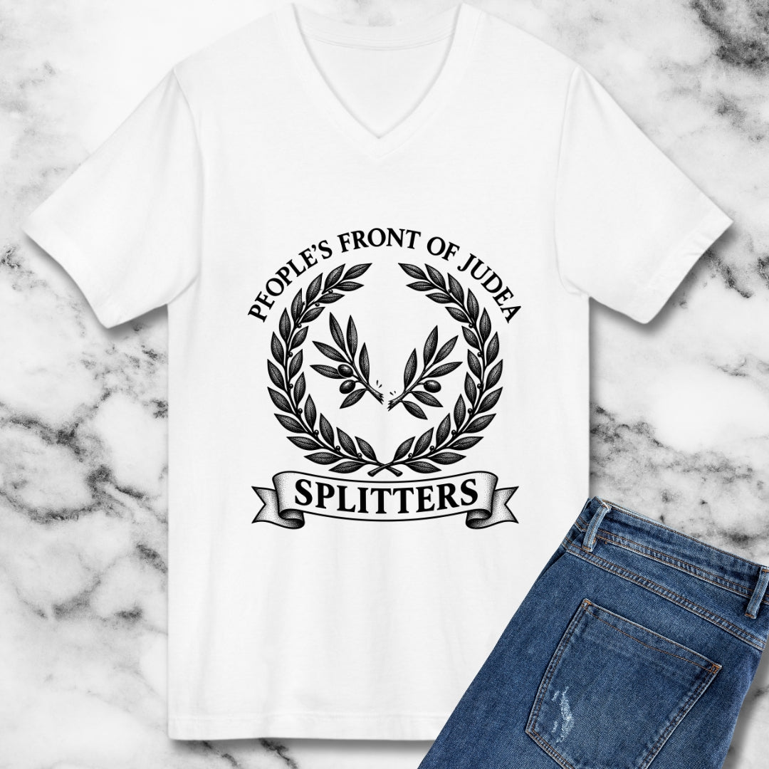 Splitters People's Front of Judea Crest V-neck