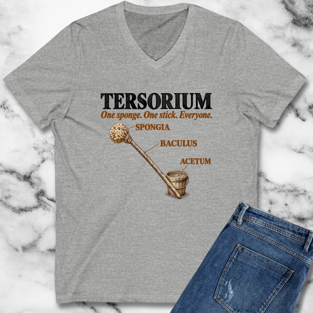 Latrine Sponge Tersorium V-neck