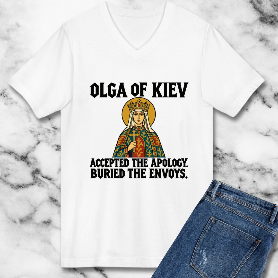 Olga of Kiev Buried the Envoys V-neck