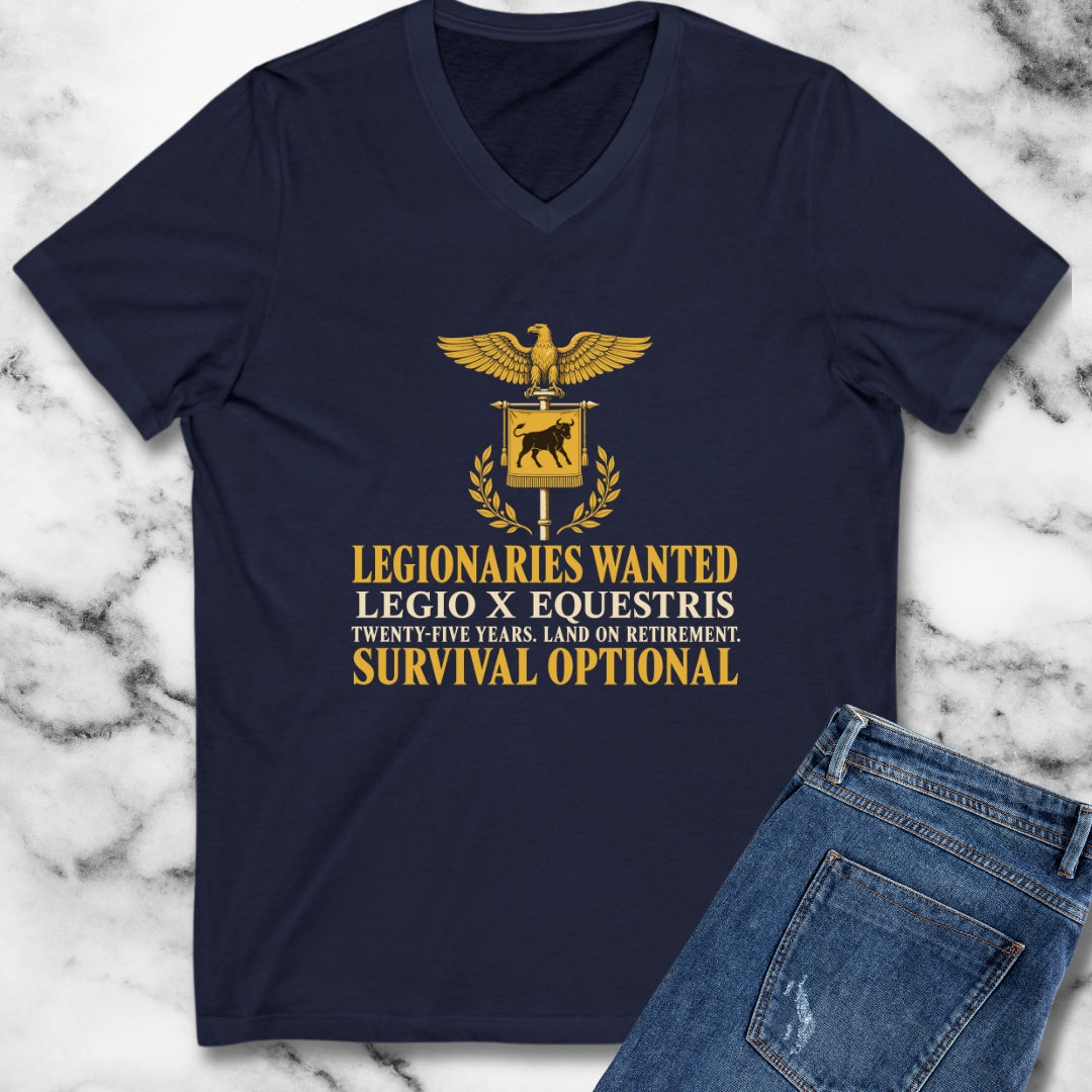Legionaries Wanted Legio X V-Neck