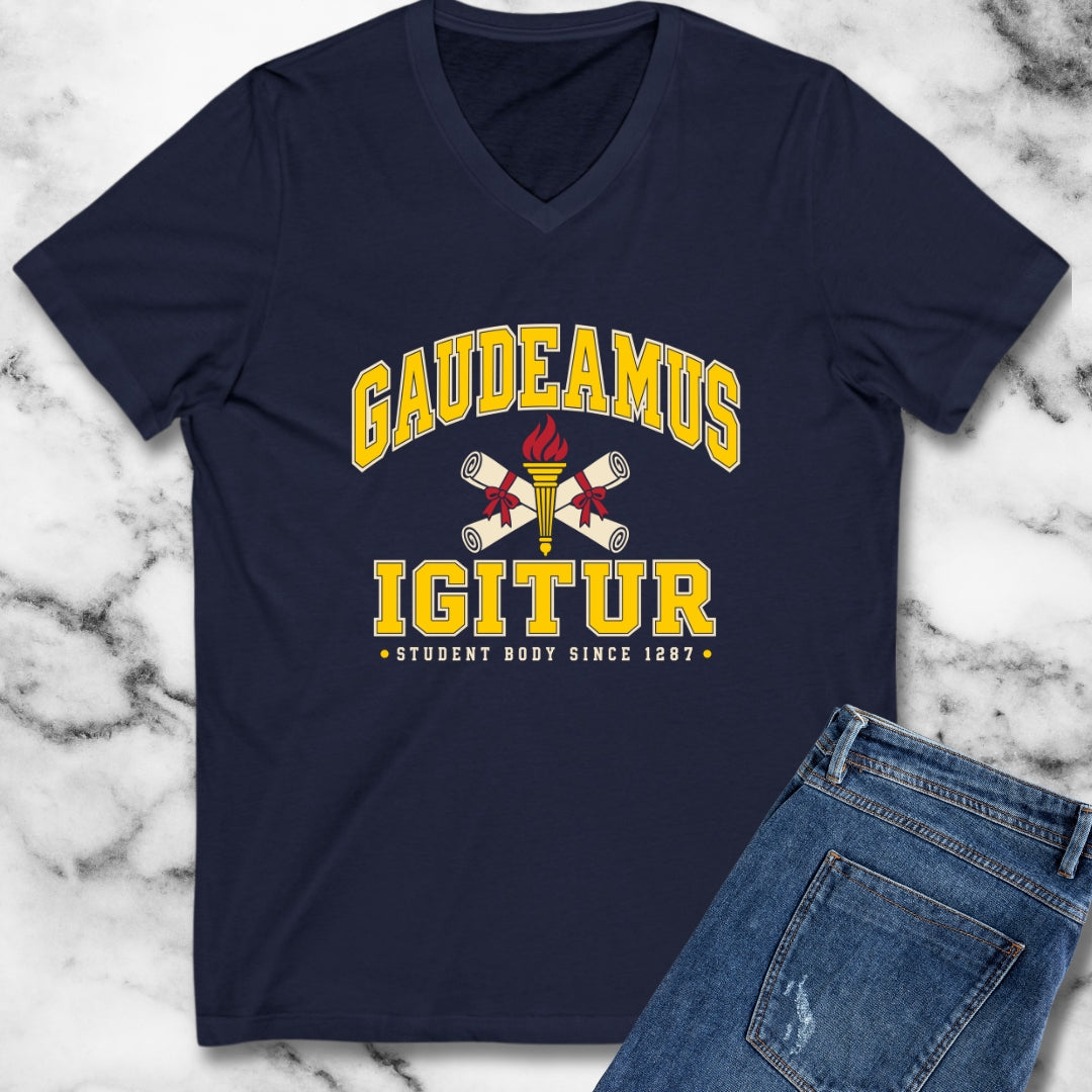 Gaudeamus Igitur Varsity V-Neck