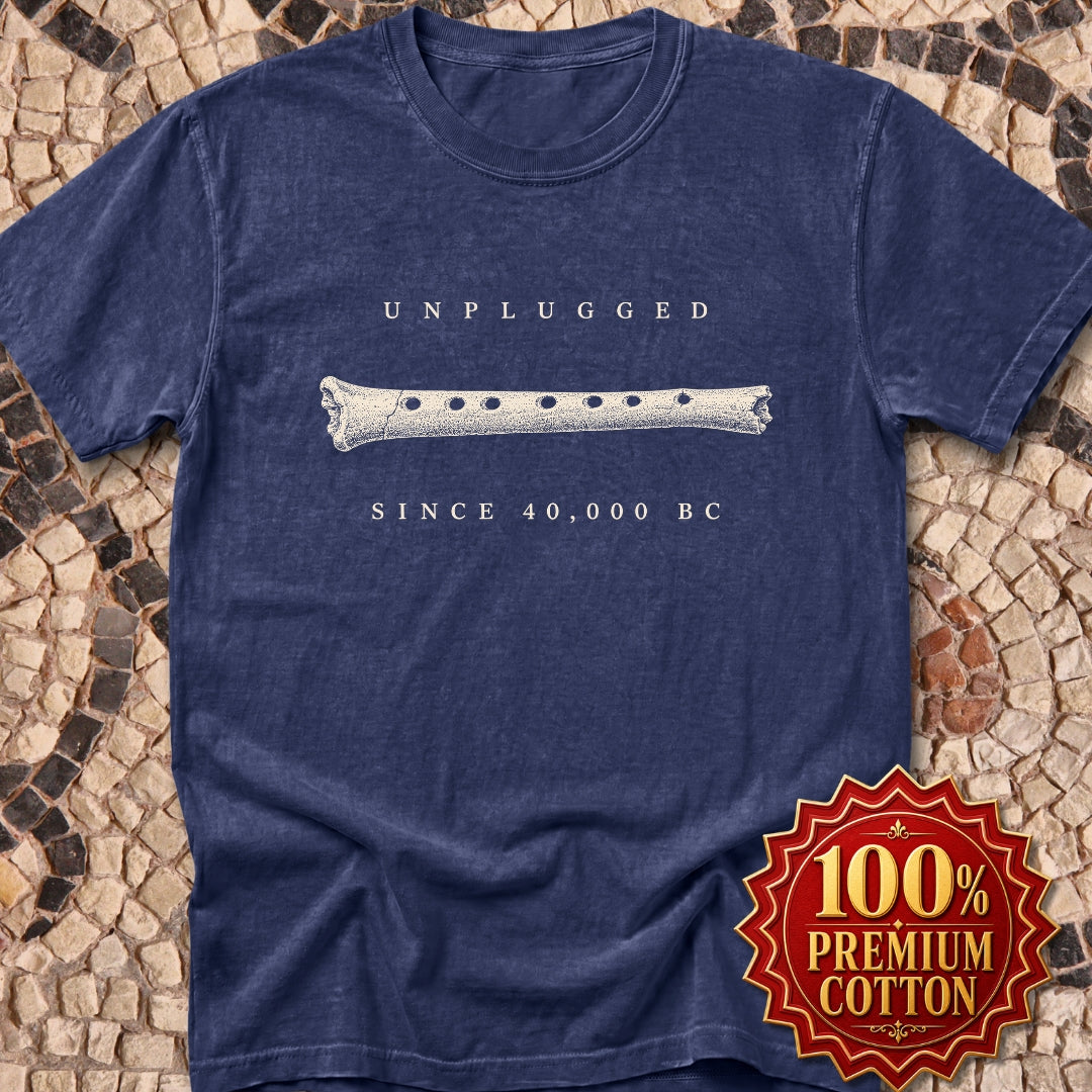 Unplugged Since 40,000 BC Hohle Fels Flute Premium Tee