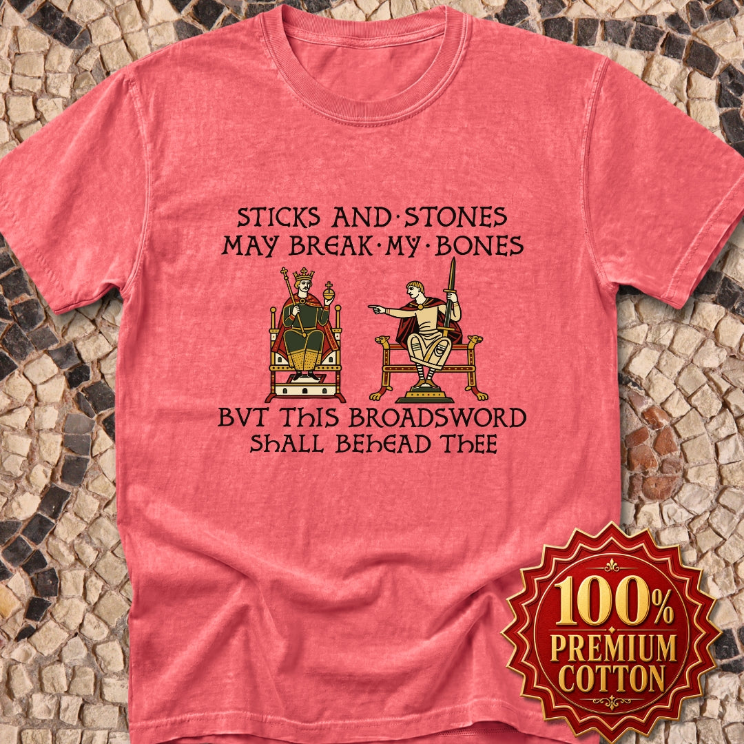 Sticks and Stones Medieval Tapestry Premium Tee