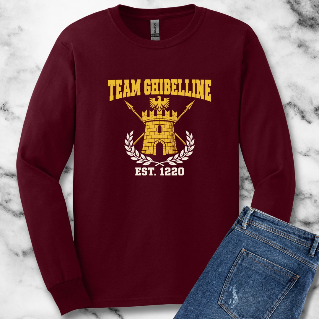 Team Ghibelline Crest Unisex Long Sleeve Tee