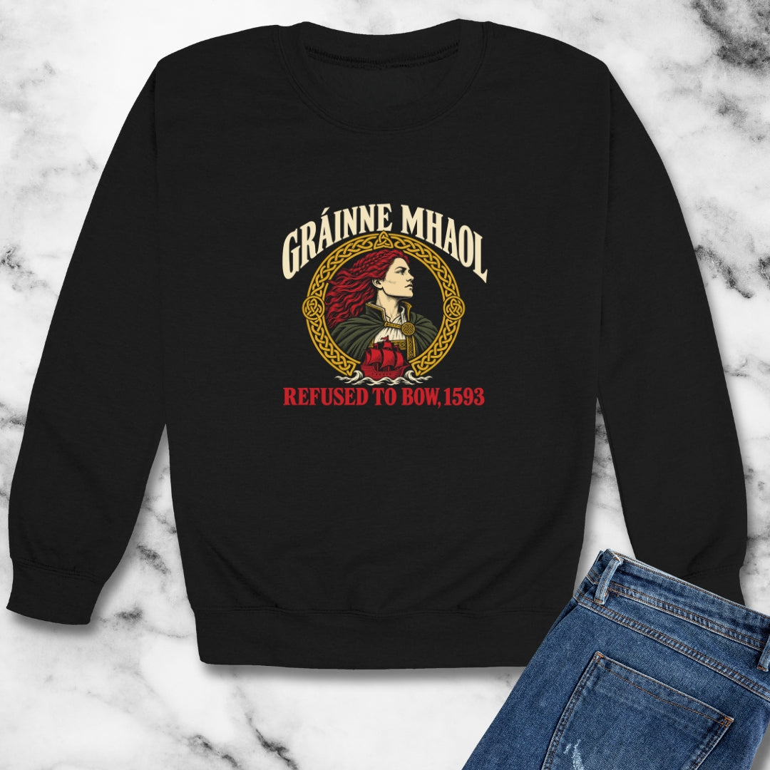 Gráinne Mhaol Refused to Bow 1593 Unisex Heavy Crewneck Sweatshirt