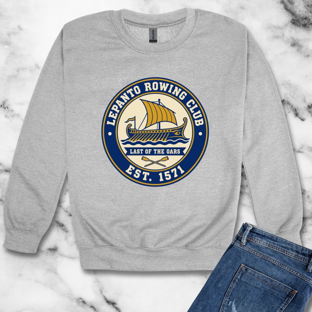 Lepanto Rowing Club Unisex Heavy Crewneck Sweatshirt