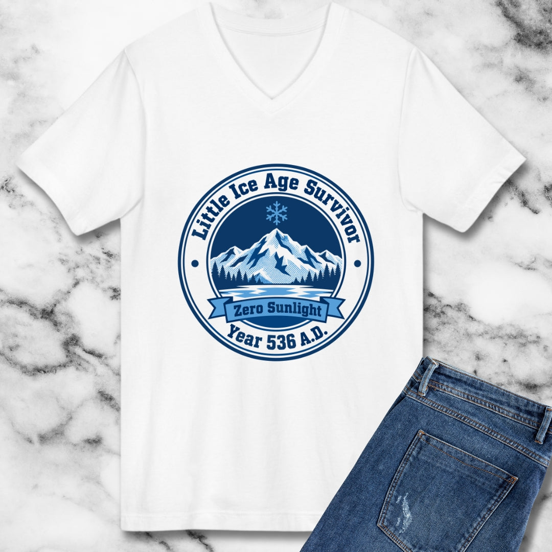 Little Ice Age Survivor 536 AD V-neck