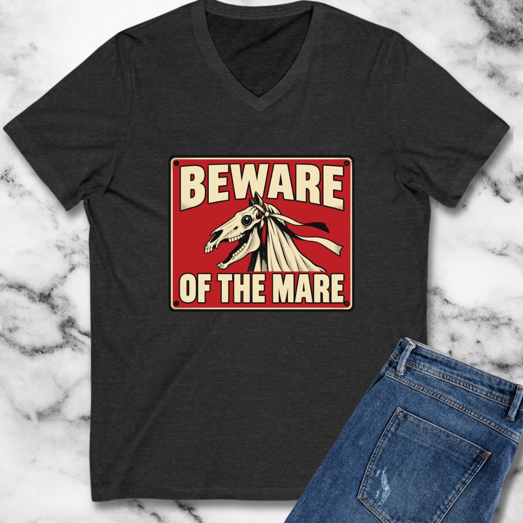 Beware of the Mare Mari Lwyd V-Neck