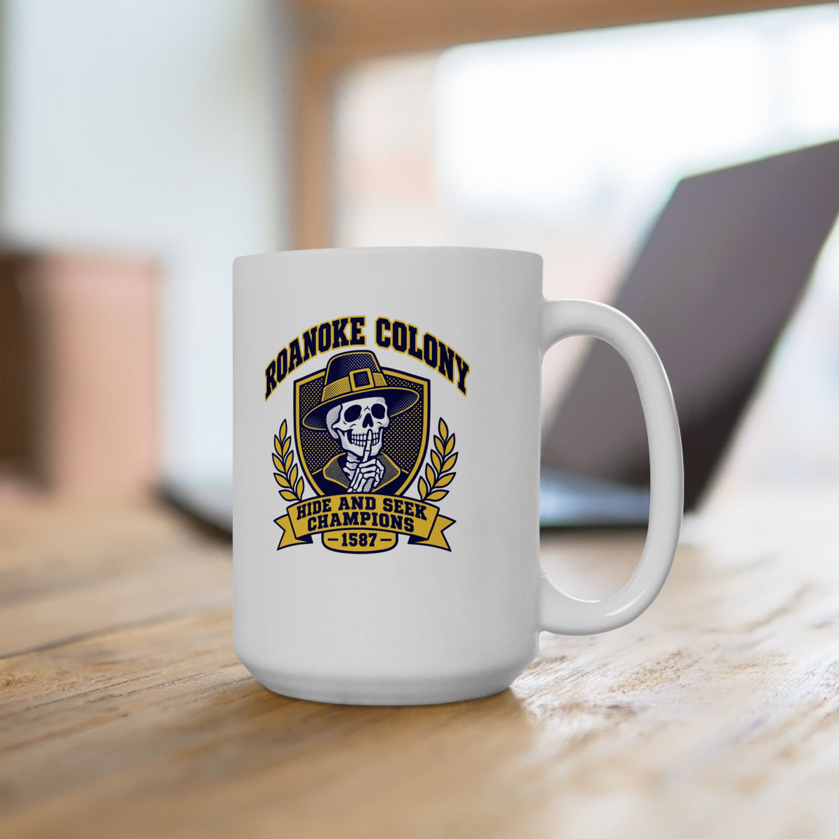 Roanoke Hide and Seek Champions Ceramic Mug, (11oz, 15oz)