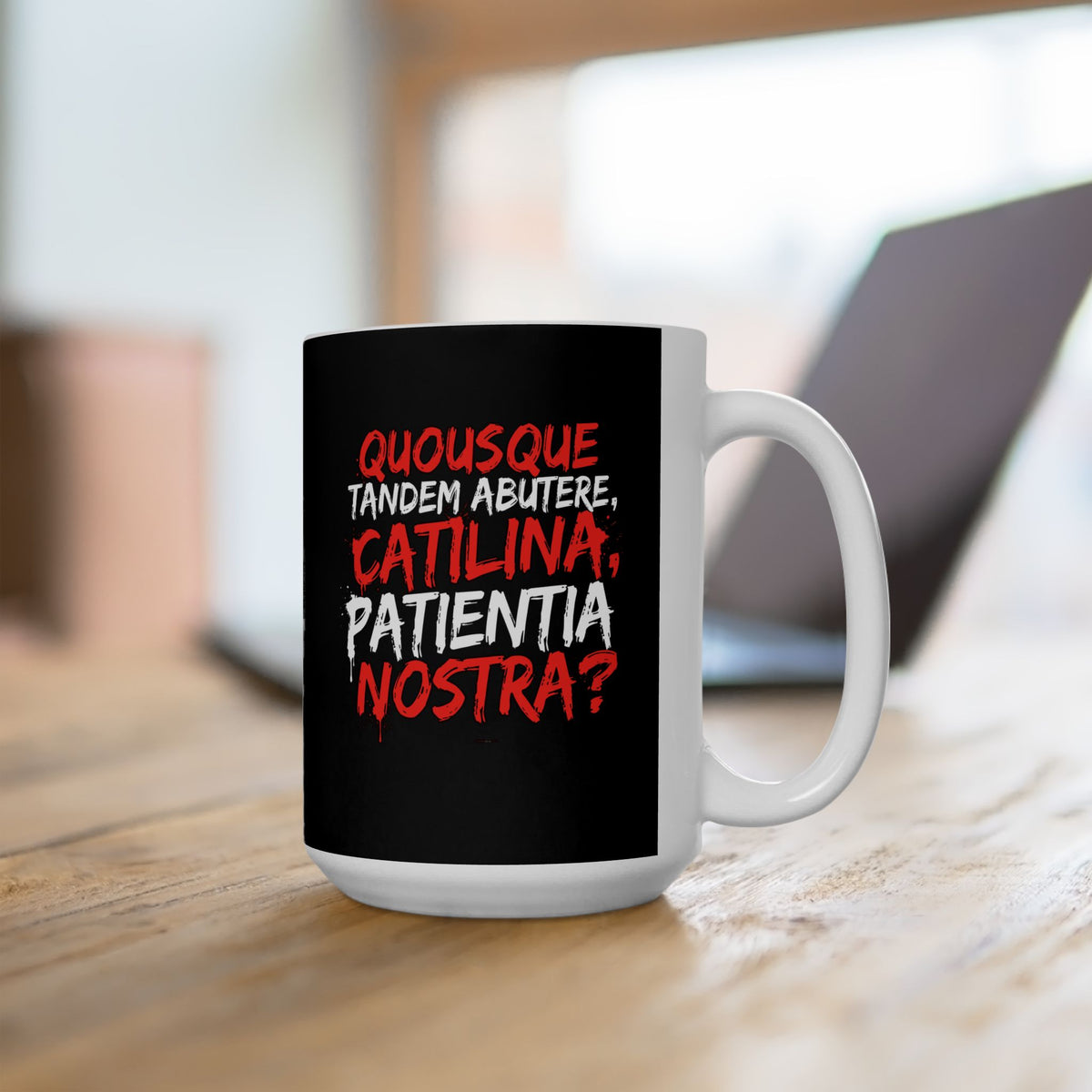 Cicero First Speech Against Catiline Conspiracy Ceramic Mug, (11oz, 15oz)