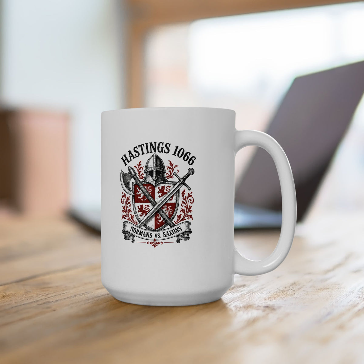 Battle of Hastings — Normans vs Saxons Ceramic Mug, (11oz, 15oz)