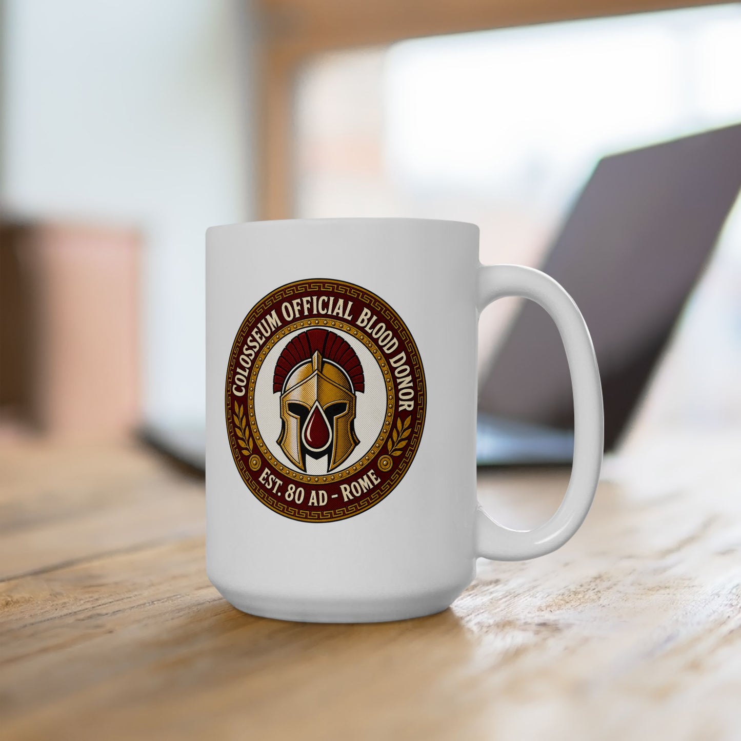 Colosseum Official Blood Donor Ceramic Mug, (11oz, 15oz)