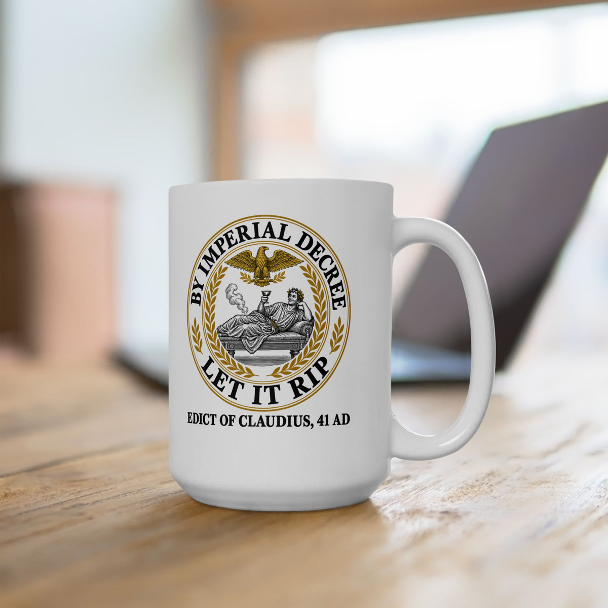 Emperor Claudius Fart Decree Ceramic Mug, (11oz, 15oz)