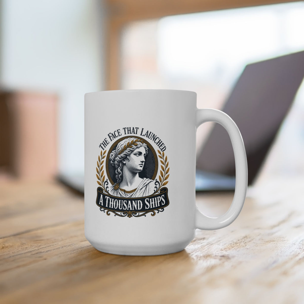 Helen of Troy Face a Thousand Ships Ceramic Mug, (11oz, 15oz)