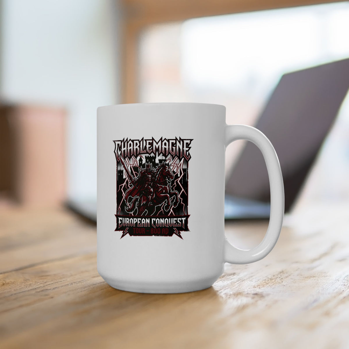 Charlemagne European Conquest Tour Ceramic Mug, (11oz, 15oz)
