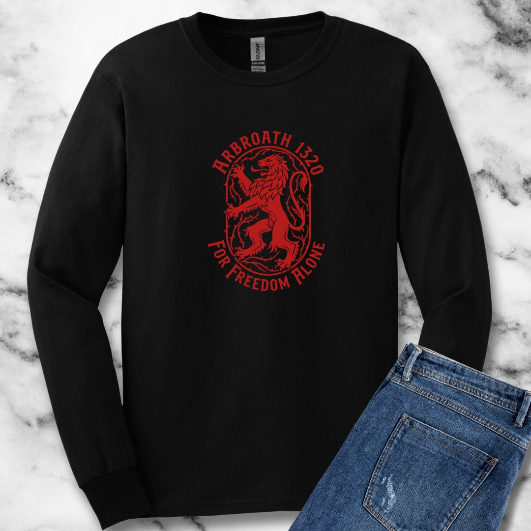 Document of Arbroath For Freedom Alone Scotland Unisex Long Sleeve Tee