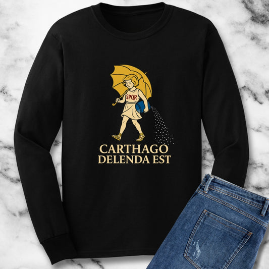 Carthago Delenda Est Morton's Girl Unisex Long Sleeve Tee