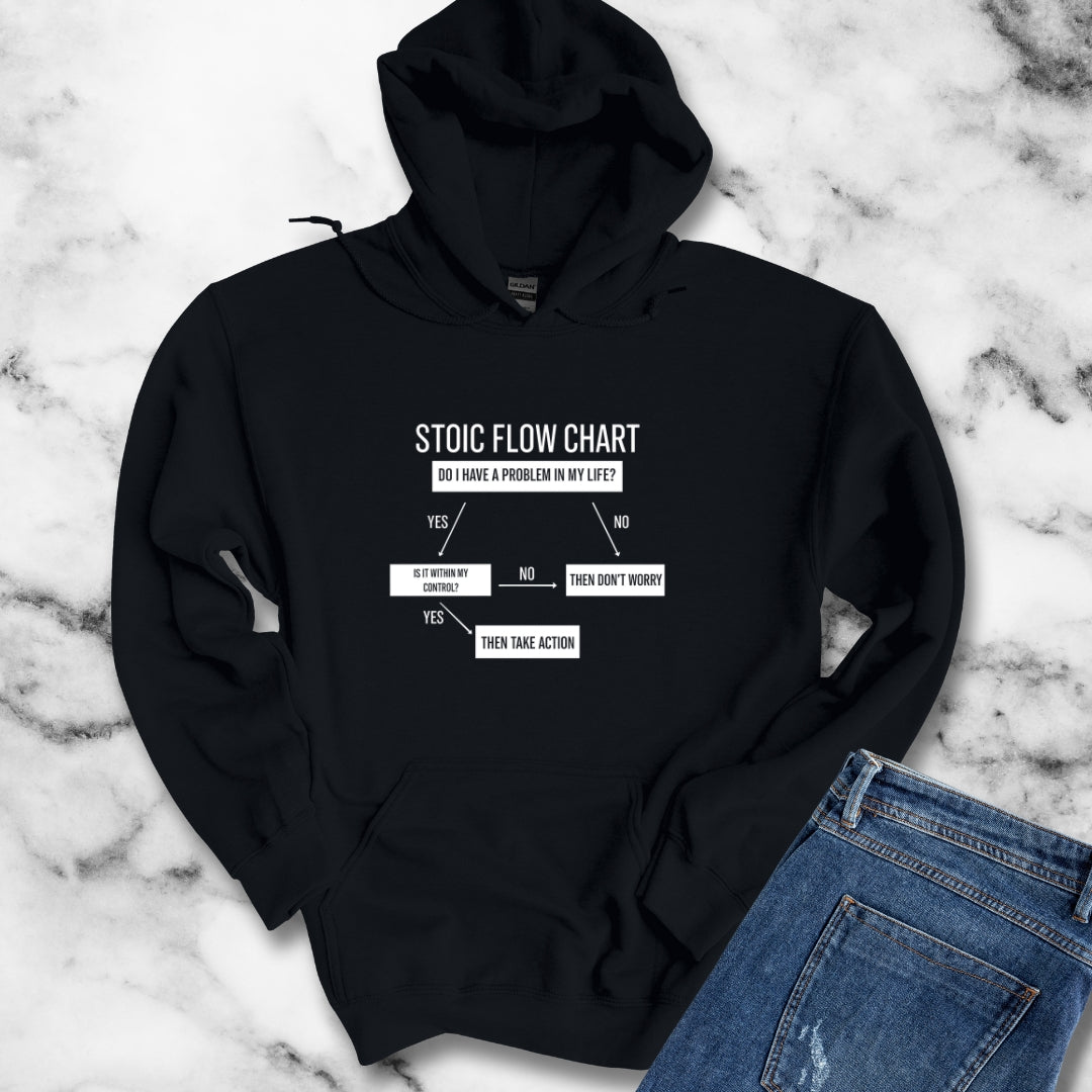 Stoic Flow Chart Unisex Heavy Blend™ Hooded Sweatshirt
