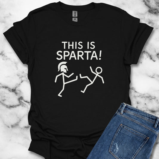 This is Sparta Stick Figure Leonidas T-Shirt