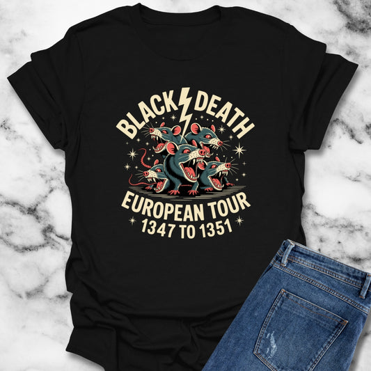 Black Death European Tour Rats T-Shirt
