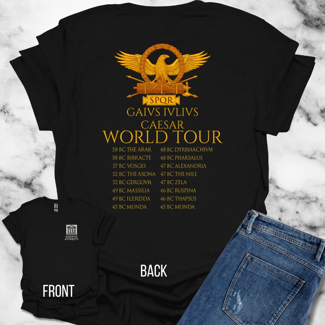 Gaius Julius Caesar World Tour Back Print T-Shirt