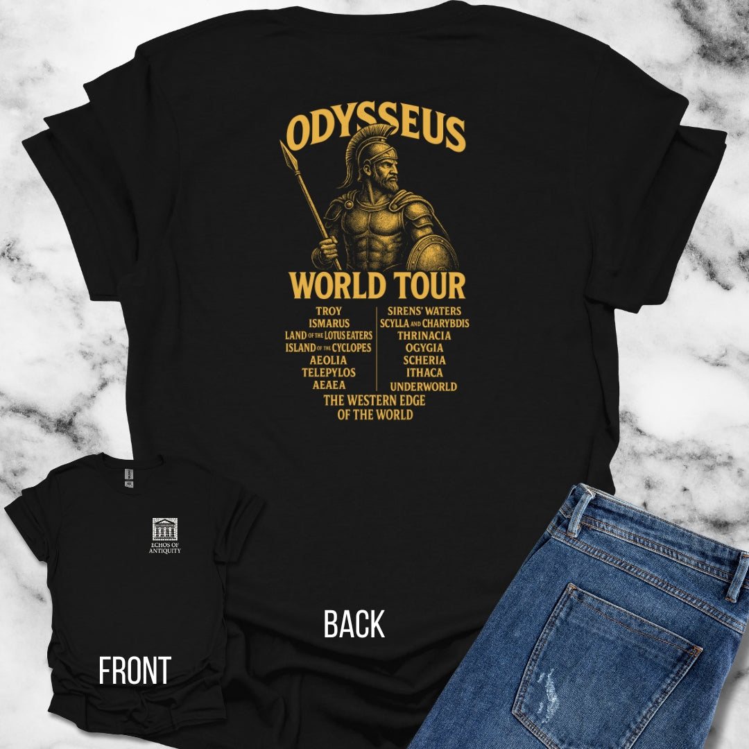 Odysseus World Tour Back Print T-Shirt
