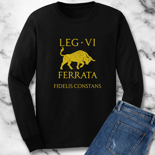 Legio VI Ferrata Bull Roman Legion Unisex Long Sleeve Tee