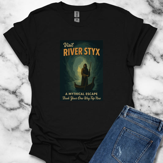 Vintage Ad Style Visit River Styx T-Shirt