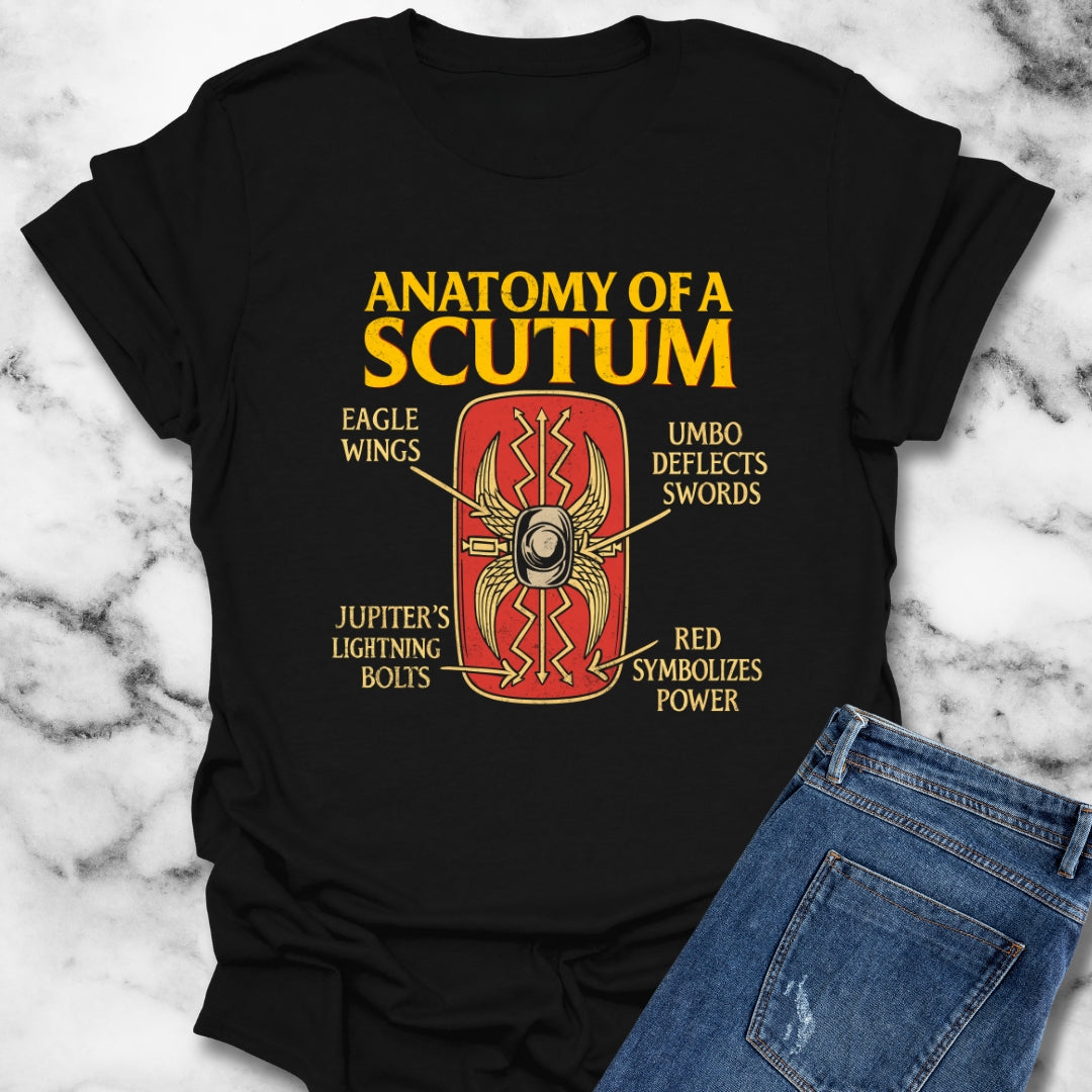 Anatomy of an Ancient Roman Scutum Unisex T-Shirt