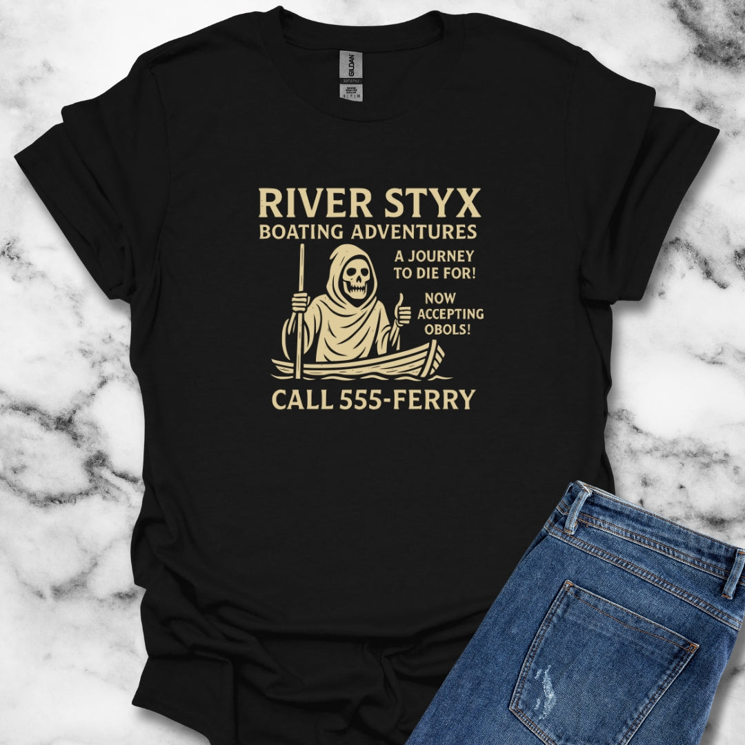 River Styx Boating Adventures Ad T-Shirt