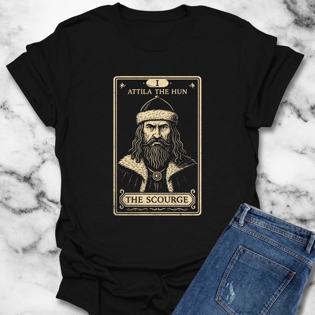Attila the Hun Tarot Card Style Unisex T-Shirt