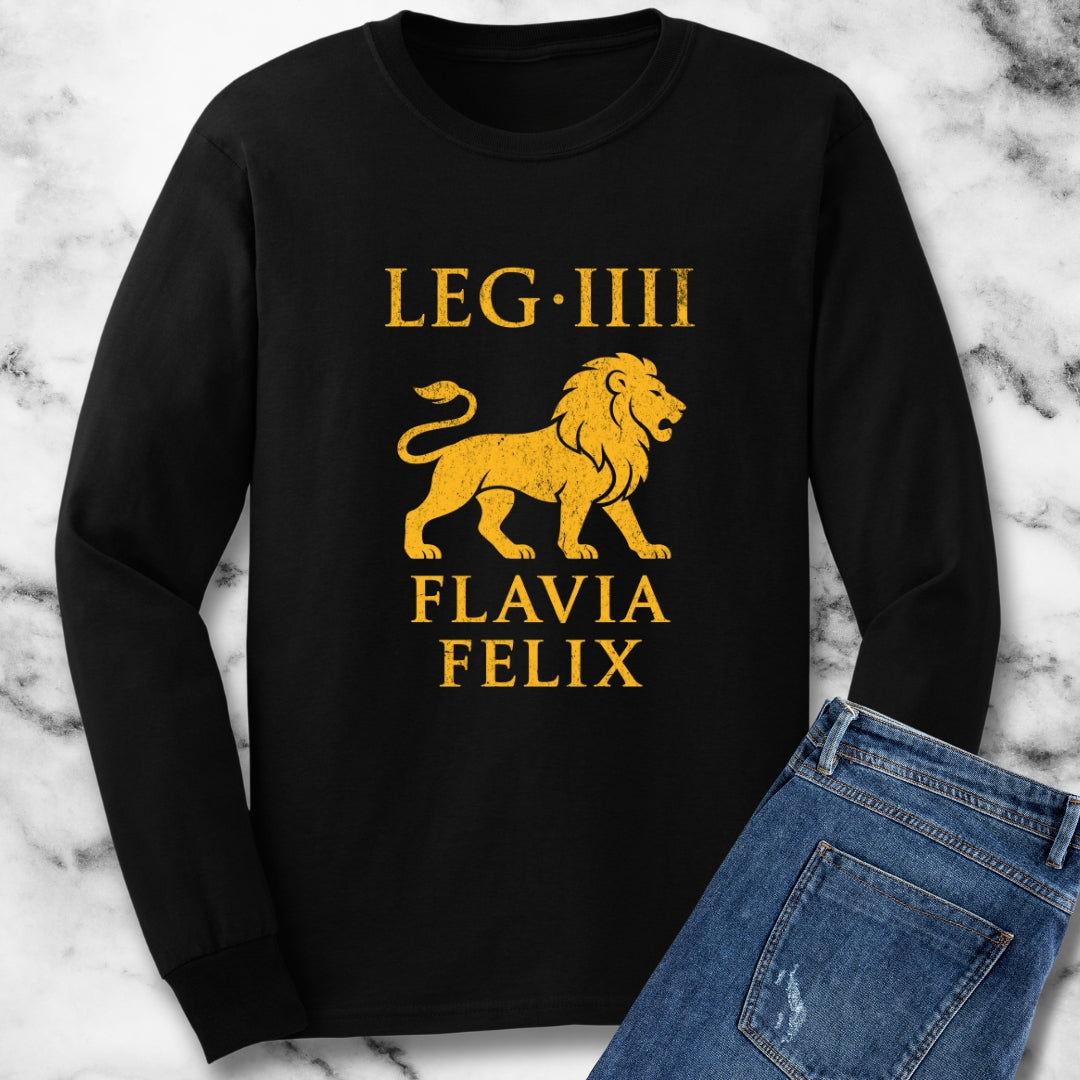 Legio IIII Flavia Felix Roman Legion Unisex Long Sleeve Tee