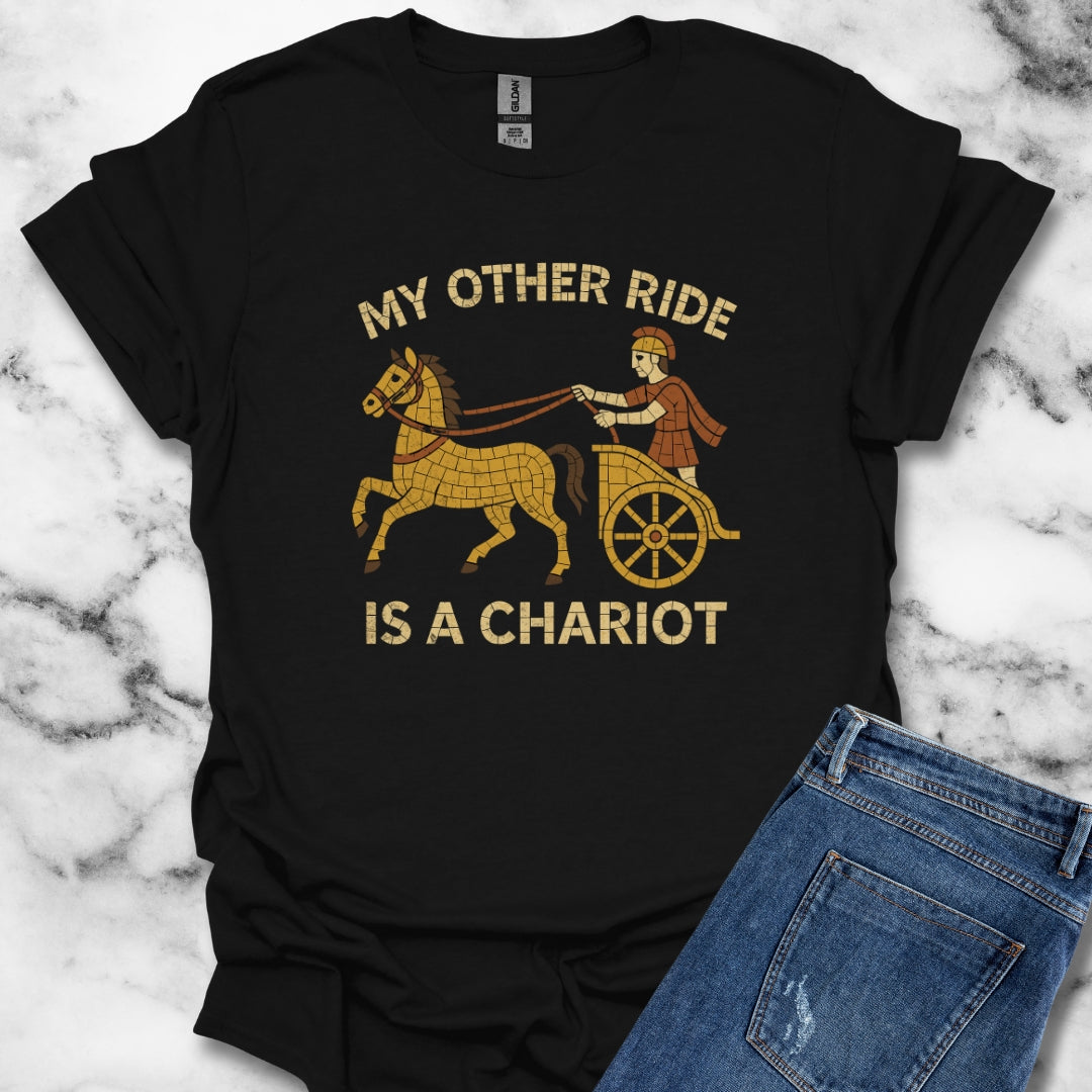 My Other Ride is a Chariot Mosaic T-Shirt