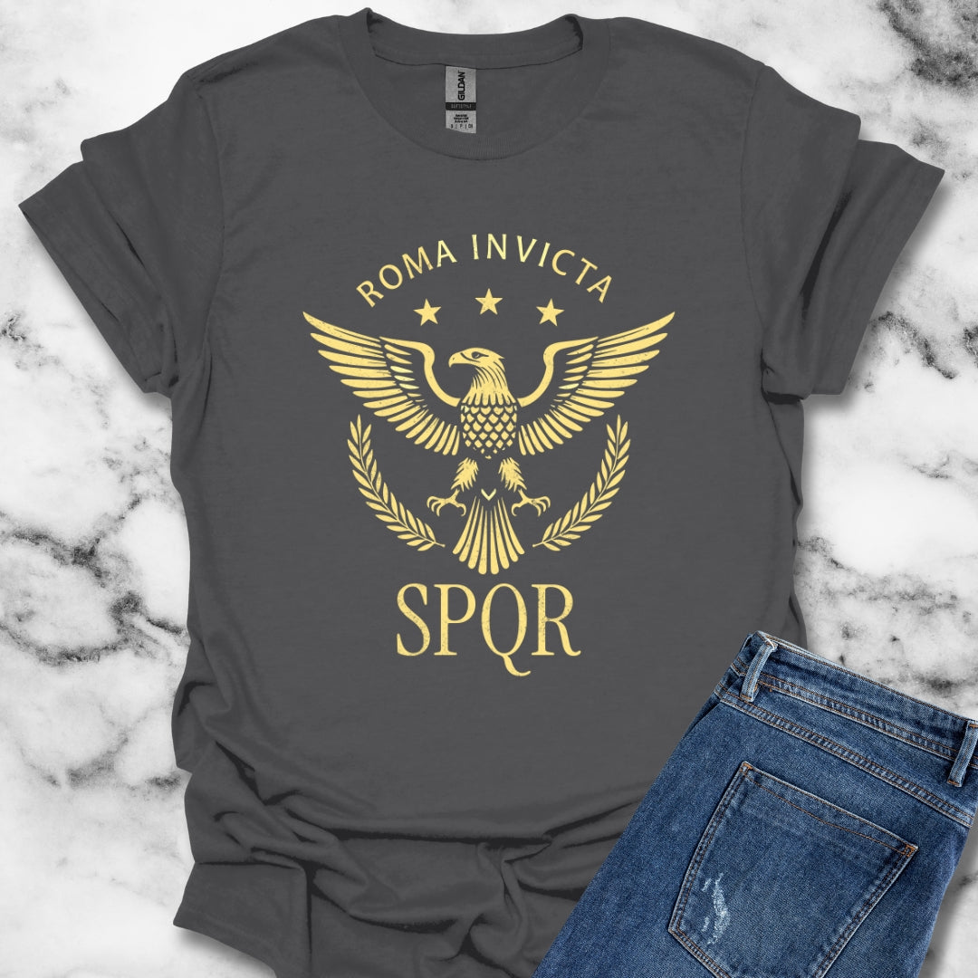 Roma Invicta Eagle SPQR T-Shirt
