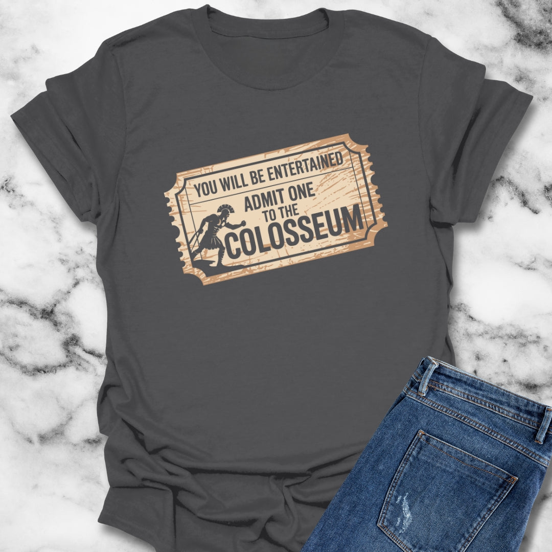 Colosseum Gladiator Ticket T-Shirt