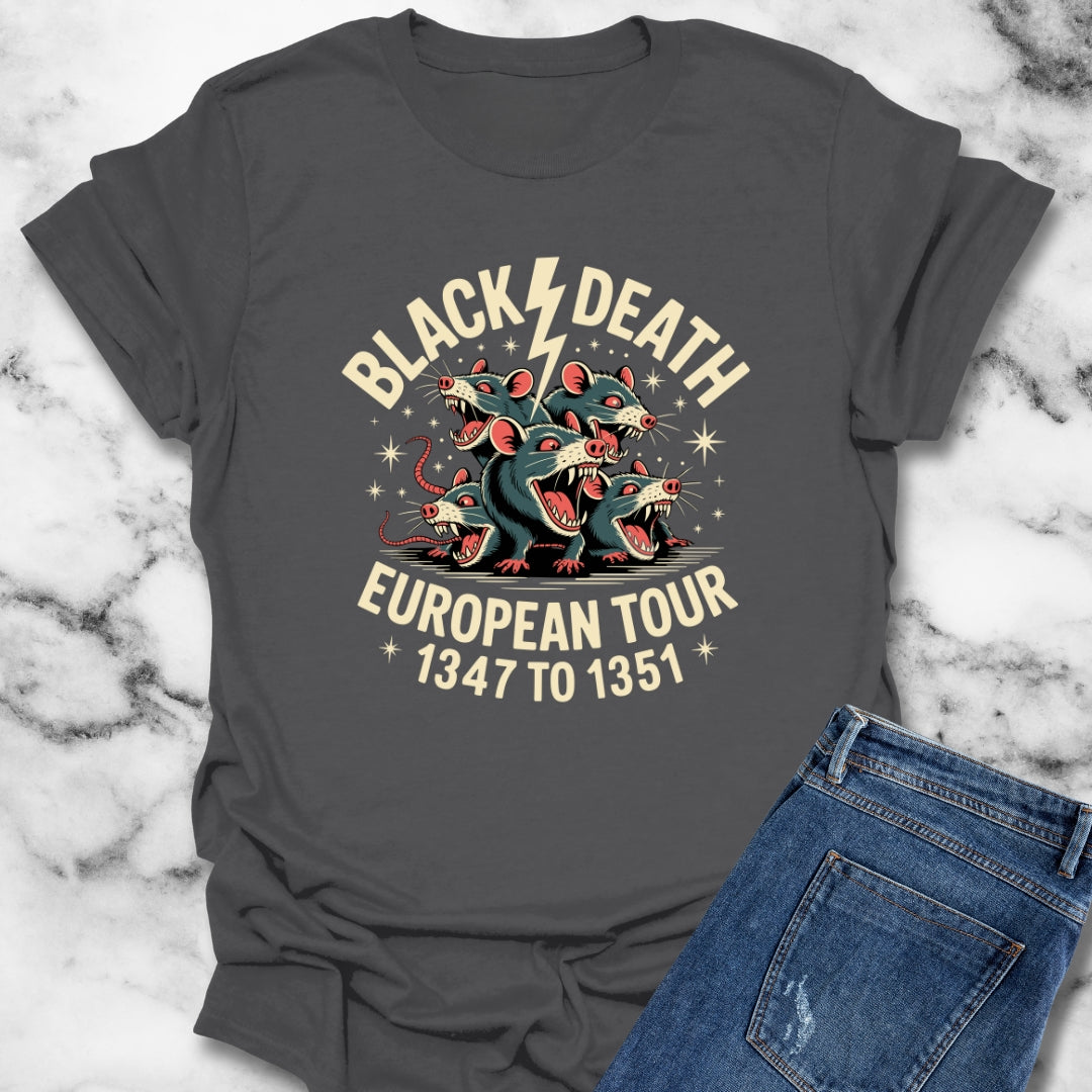 Black Death European Tour Rats T-Shirt