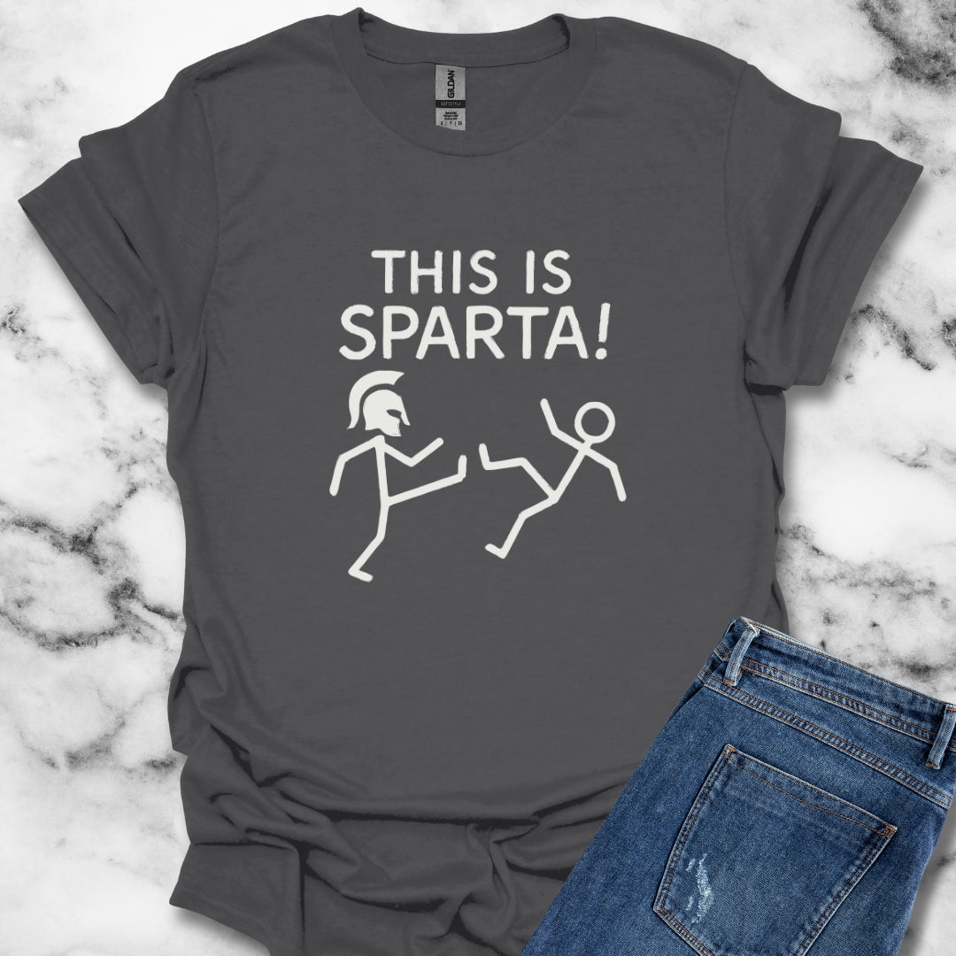 This is Sparta Stick Figure Leonidas T-Shirt