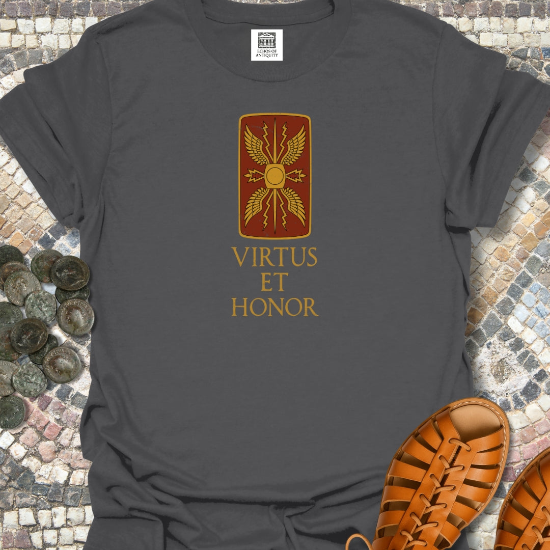 Virtus et Honor Scudum Ancient Rome T-Shirt