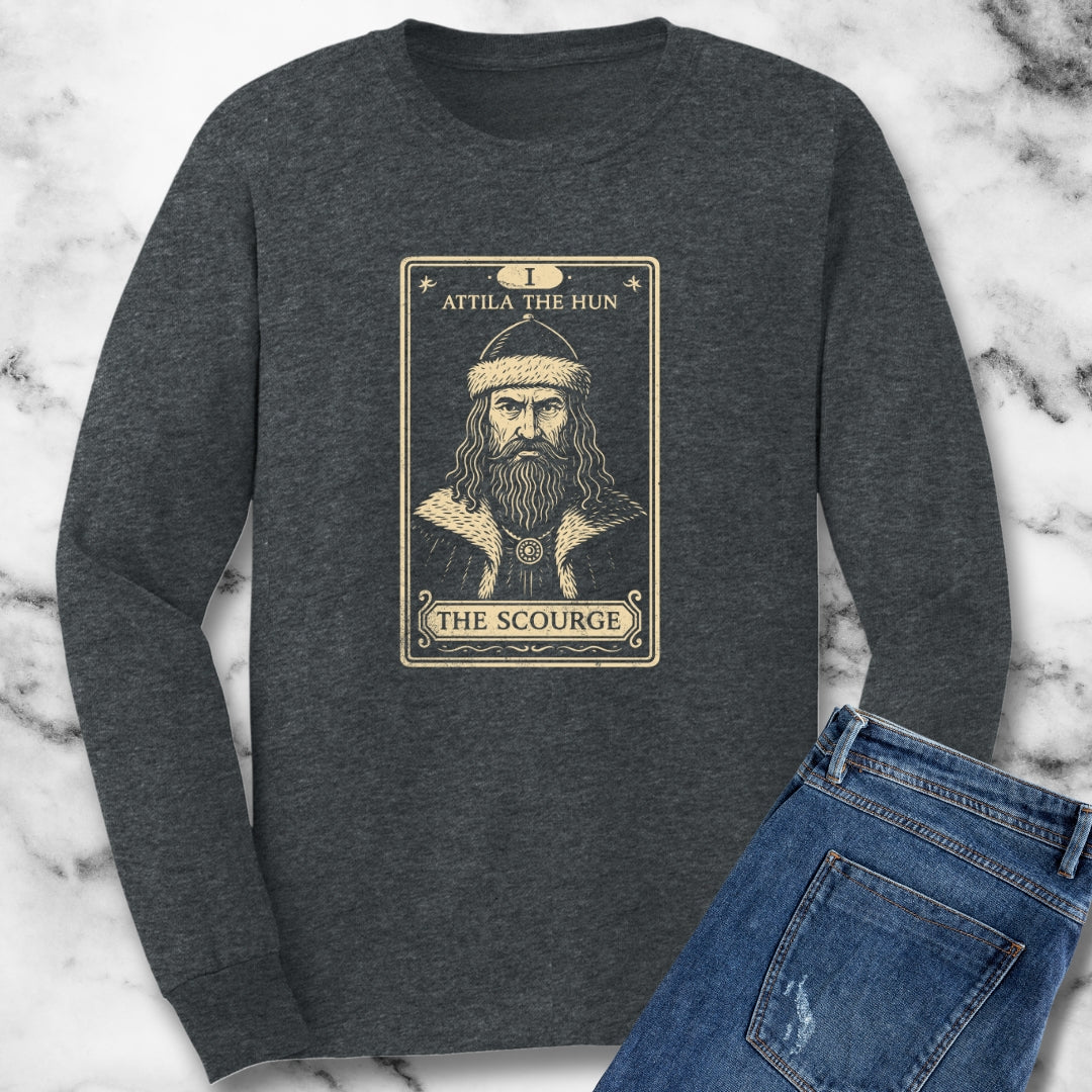 Attila the Hun Tarot The Scourge Unisex Long Sleeve Tee