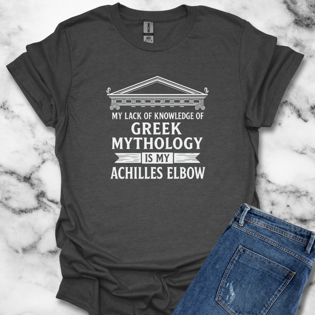 Greek Mythology Achilles Elbow T-Shirt