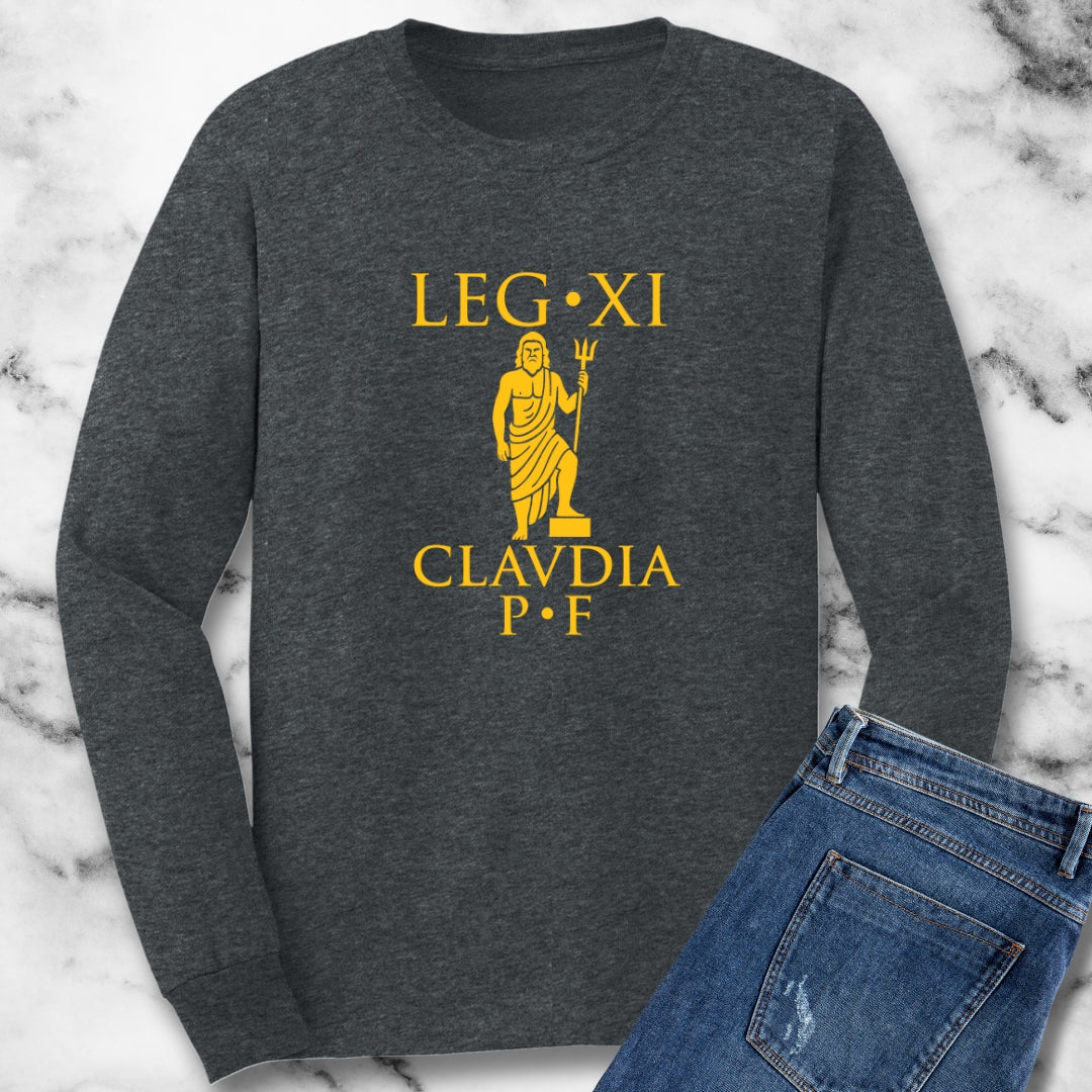 Legio XI Claudia PF Roman Legion Unisex Long Sleeve Tee