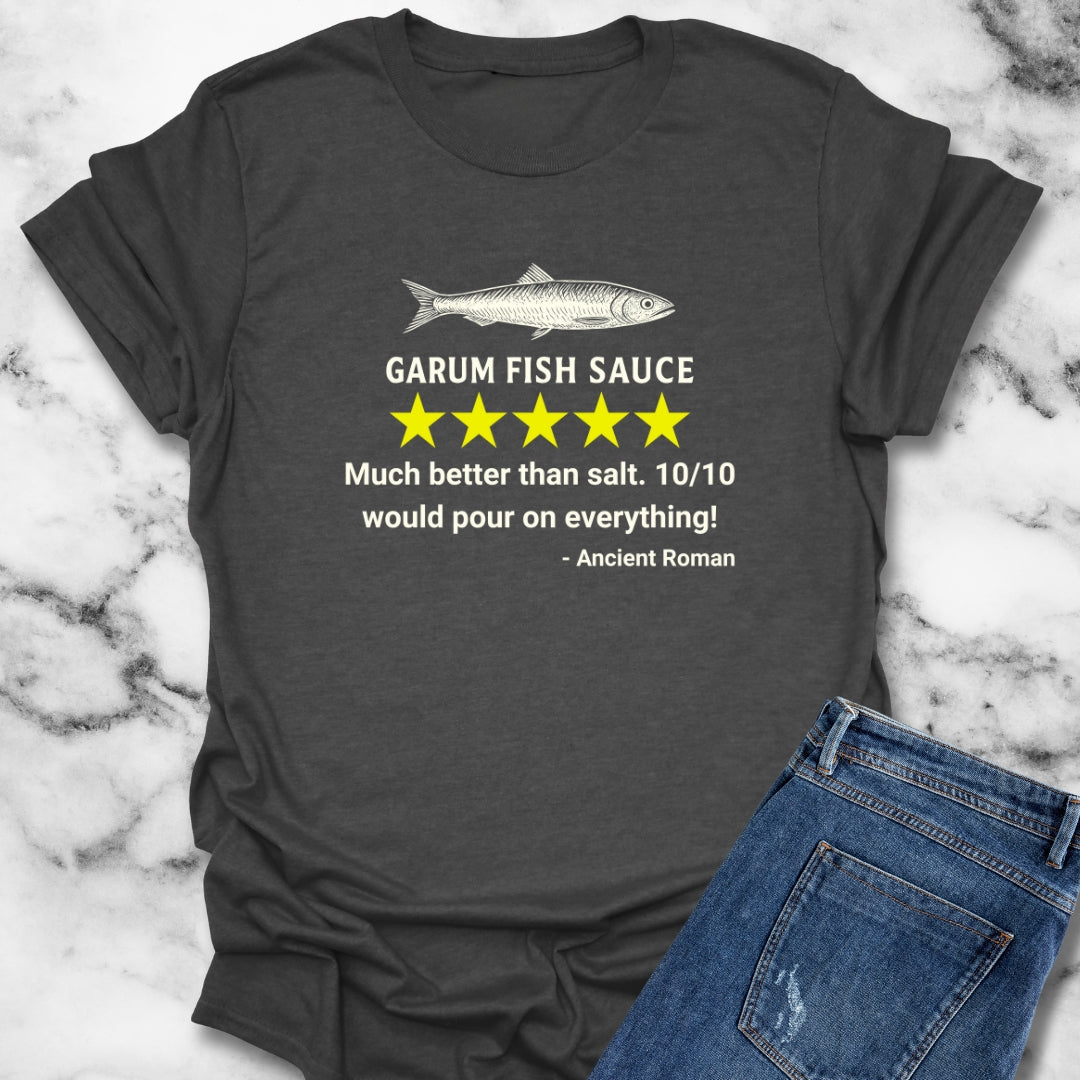 Garum Fish Sauce Review Unisex T-Shirt