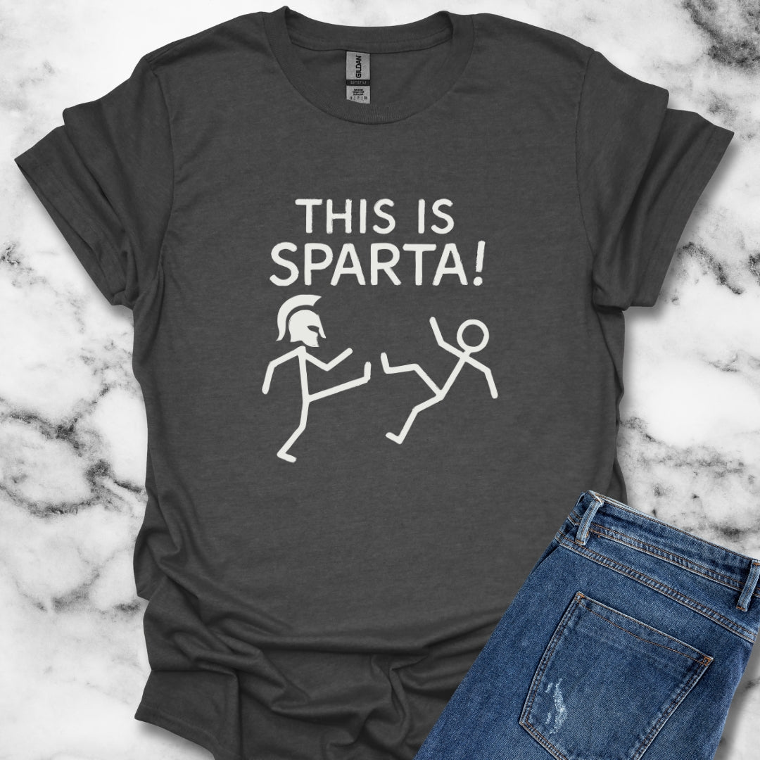 This is Sparta Stick Figure Leonidas T-Shirt