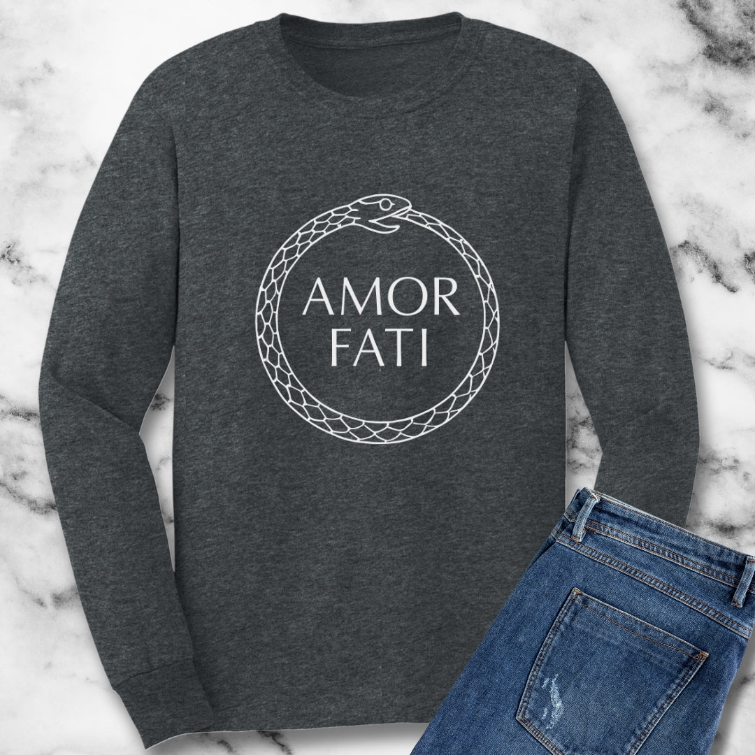 Amor Fati Stoic Unisex Long Sleeve Tee