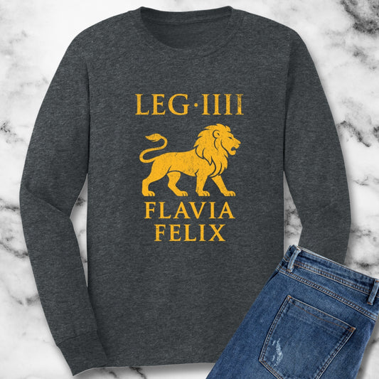 Legio IIII Flavia Felix Roman Legion Unisex Long Sleeve Tee