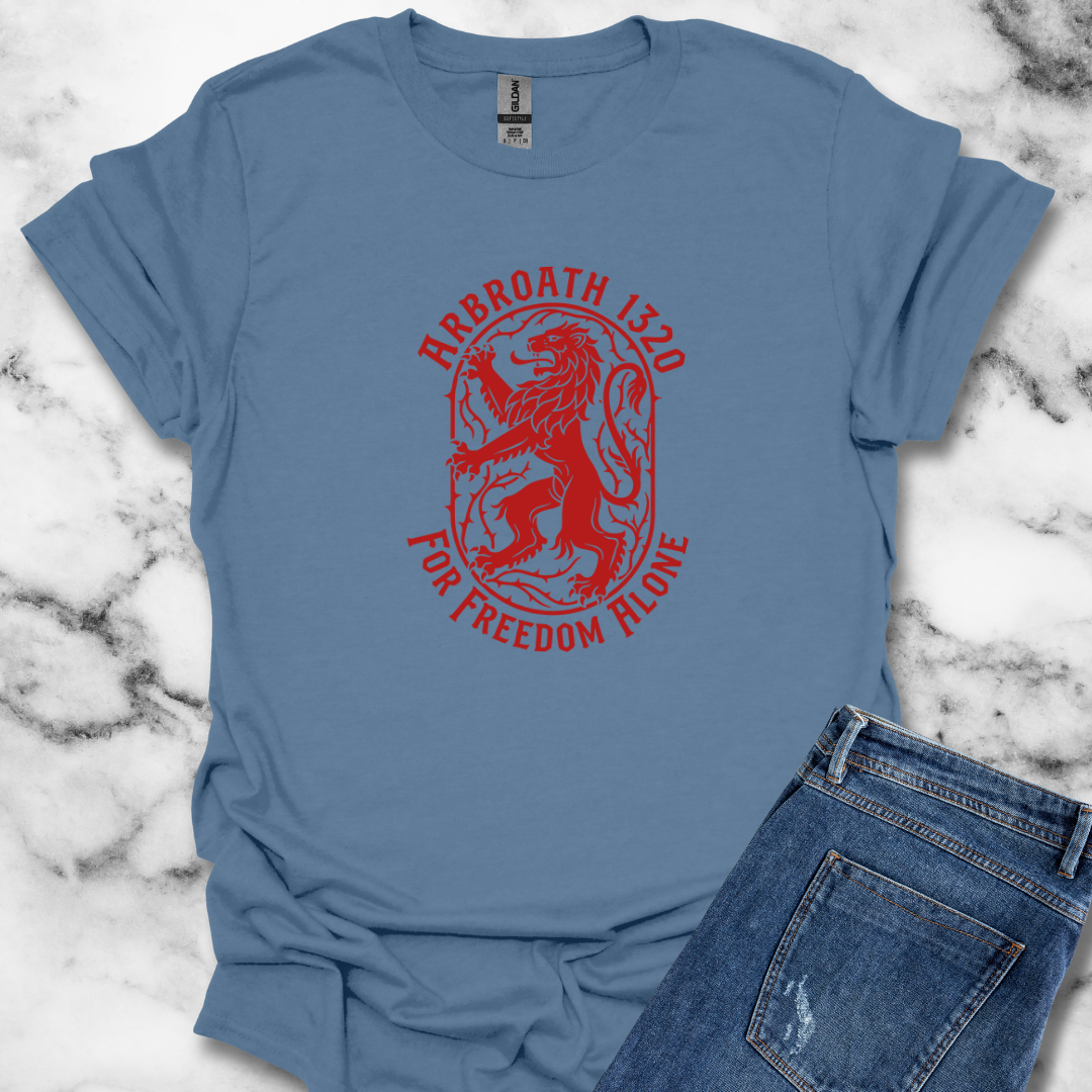 Document of Arbroath For Freedom Alone Scotland Unisex Lightweight T-Shirt