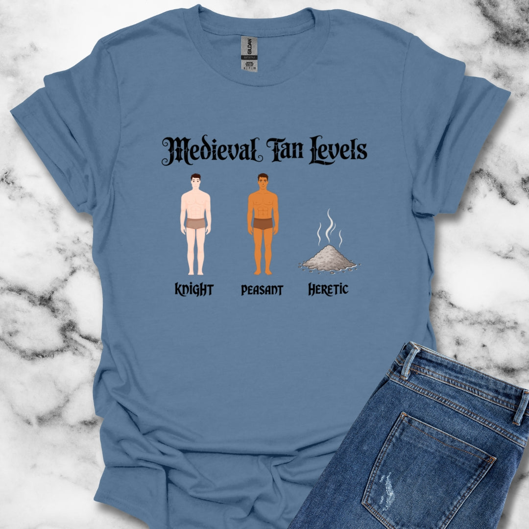 Medieval Tan Levels Heretic Unisex T-Shirt