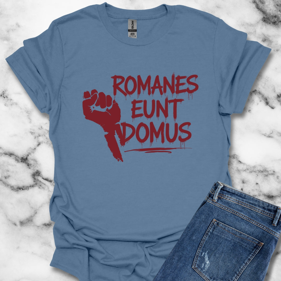 Romanes Eunt Domus Brian Latin Quote T-Shirt
